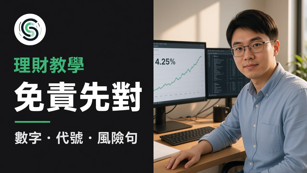 理財教學廣東話字幕怎麼做：免責與數字先對