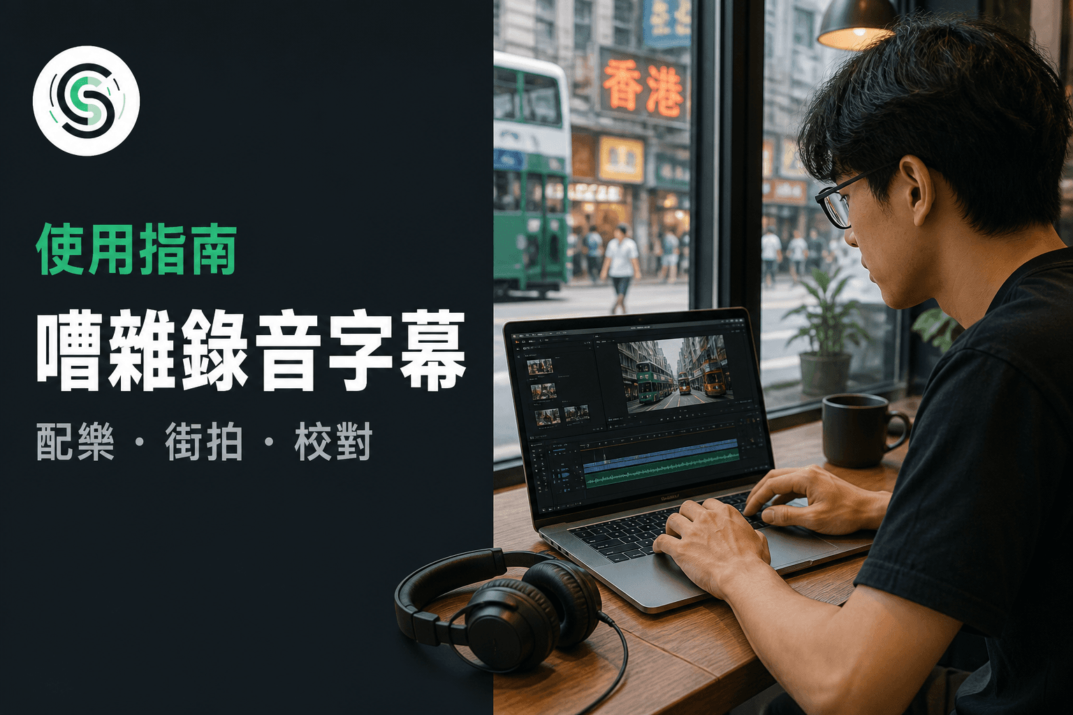 廣東話語音轉文字遇噪音怎麼辦：配樂與街拍怎麼校對