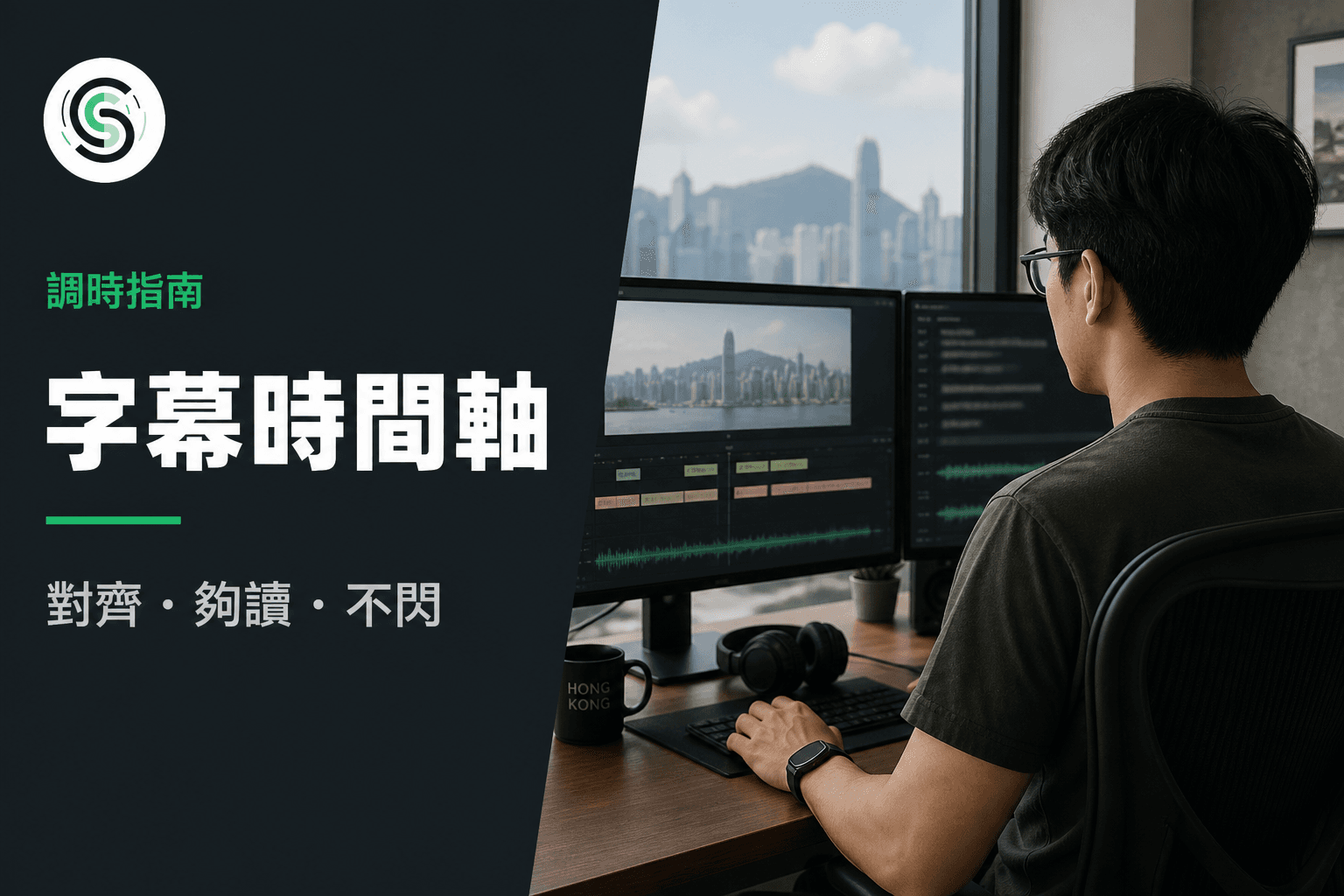 廣東話字幕時間軸怎麼調：對齊對白也要讀得完