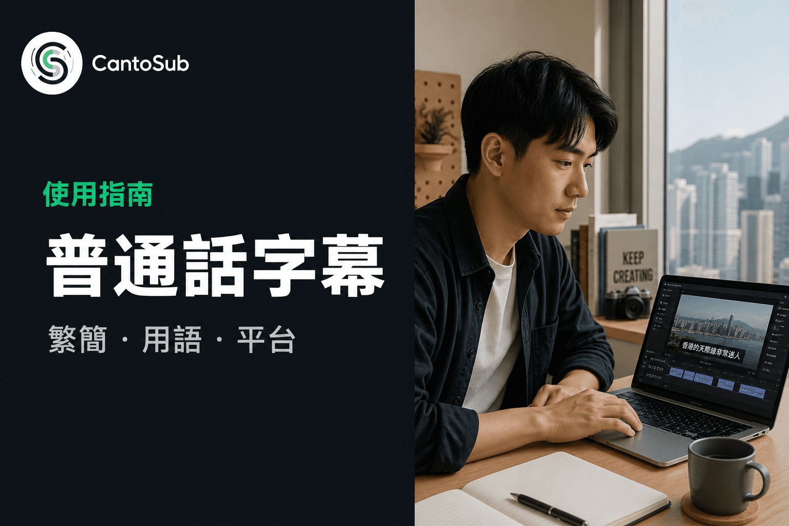 廣東話影片普通話字幕怎麼做：繁簡與用語先定
