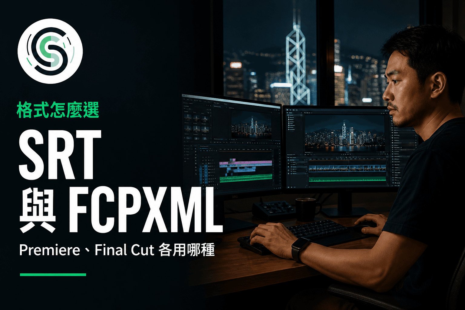 SRT 與 FCPXML 怎麼選：Premiere、Final Cut 各用哪種