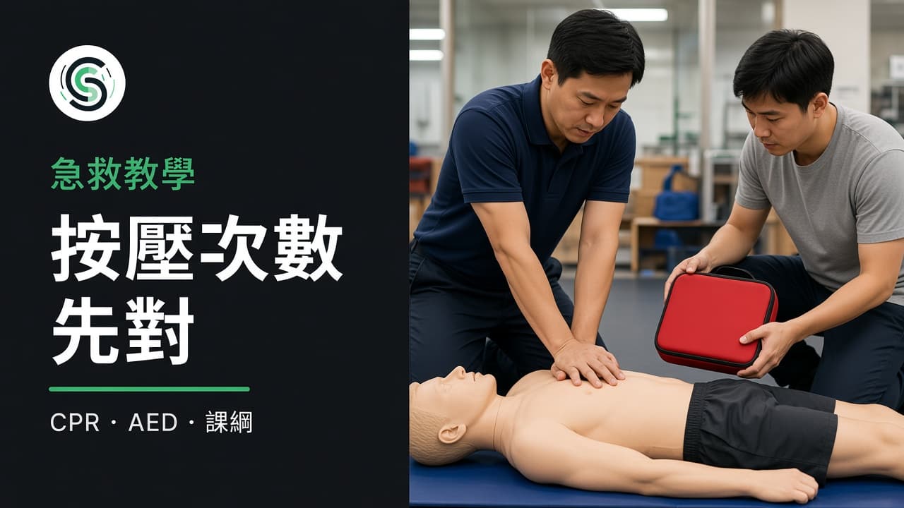 急救教學廣東話字幕怎麼做:按壓次數先對再出片